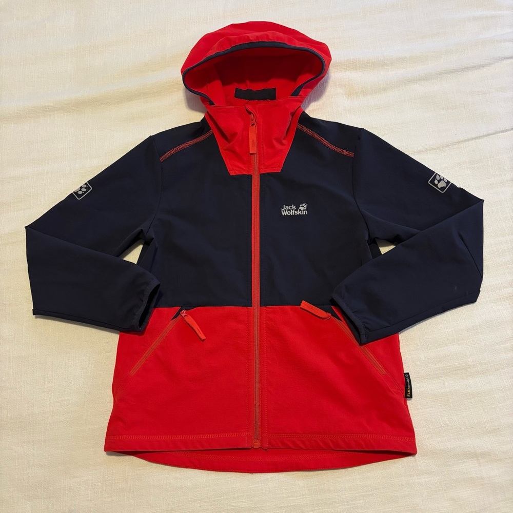 Boys Jack Wolfskin Turbulence Softshell Jacket
